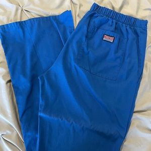 Cherokee Petite Royal Blue Scrub Pants